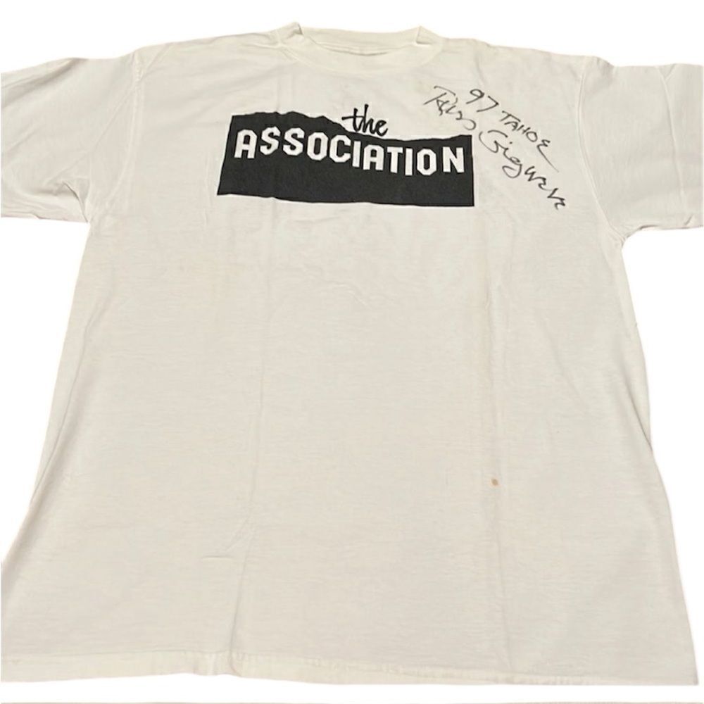 The Association 1997 autographed band shirt autographed for me personally szXL